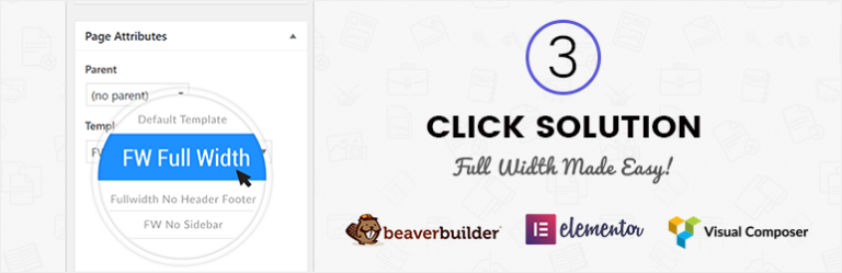 WordPress 页面全宽模板插件 – Fullwidth Templates for Any Theme & Page Builder