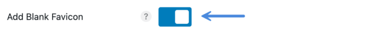 Perfmatters – 如何为 WordPress 站点添加一个空白的 Favicon