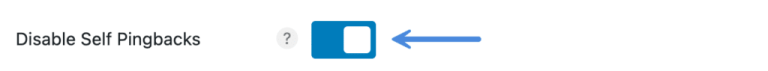 Perfmatters – 如何停用 WordPress 中的 self-pingbacks