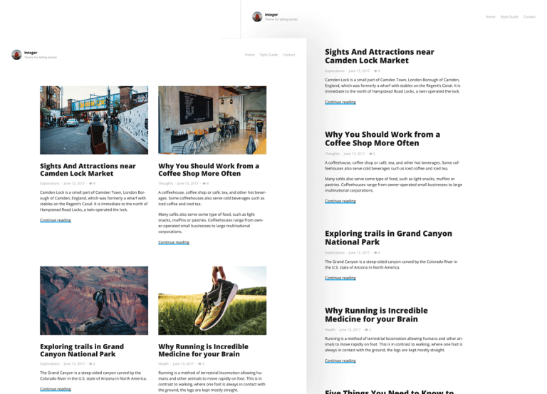 Integer – WordPress 迷你博客主题