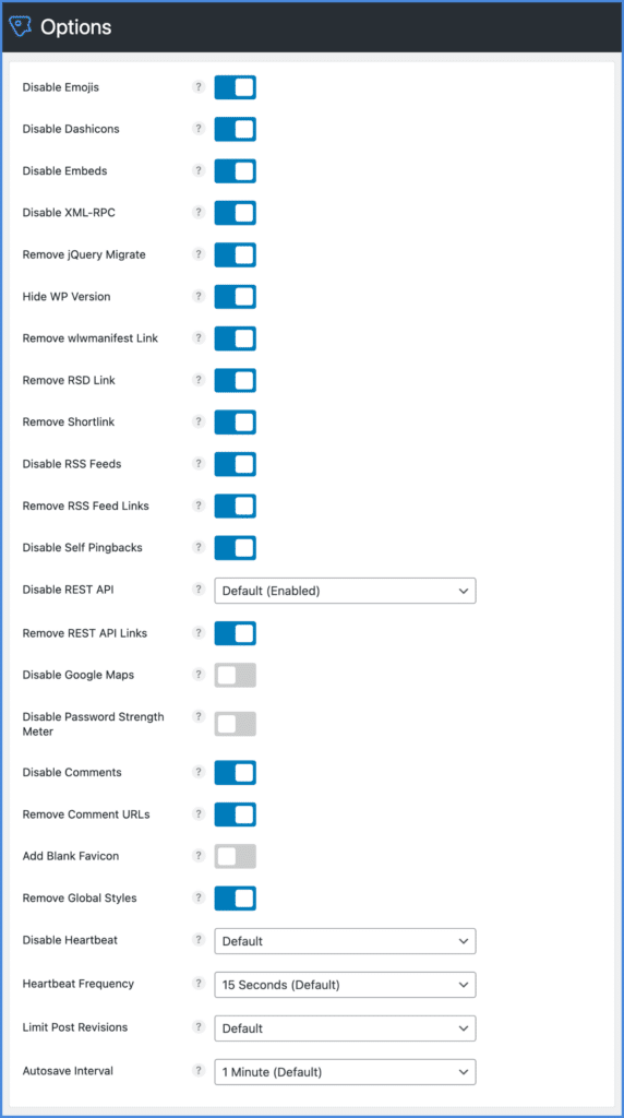 Perfmatters - 轻量级 WordPress 性能插件 3 Perfmatters