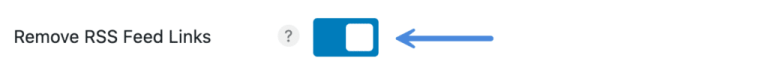 Perfmatters – 如何移除 WordPress 中的 Rss feed 链接