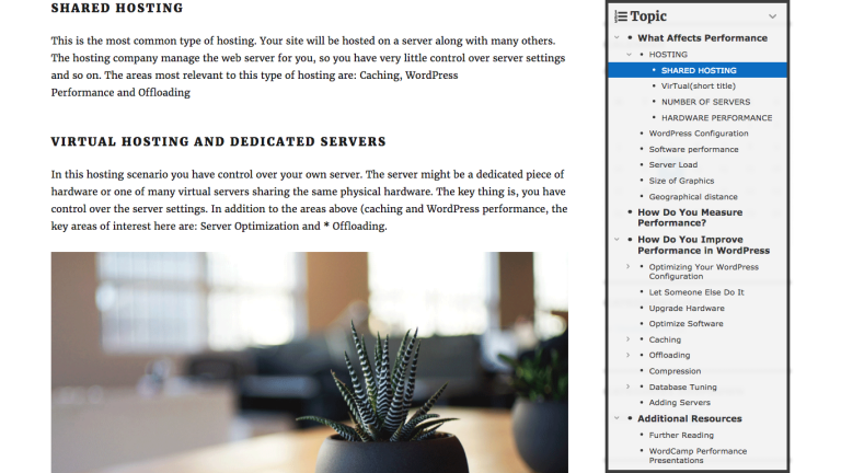 Fixed TOC – WordPress TOC 内容目录 (Table Of Content) 插件 3 Fixed TOC