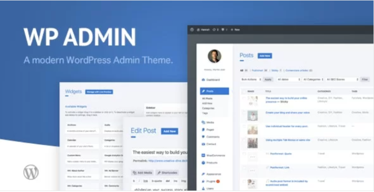 wphave Admin – WordPress 管理后台主题插件