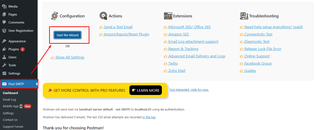 Post SMTP Mailer – #1 WordPress SMTP 连接插件 4 Post SMTP Mailer