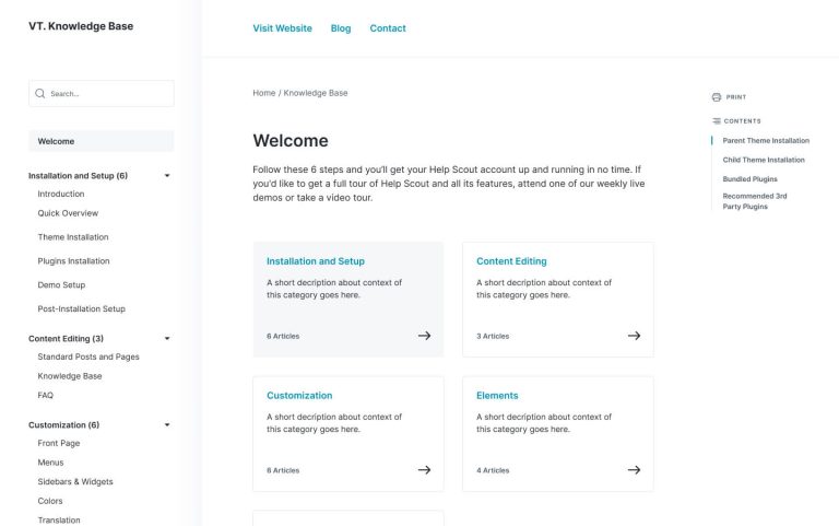 VitaThemes KnowPress – 简洁的 WordPress 文档主题