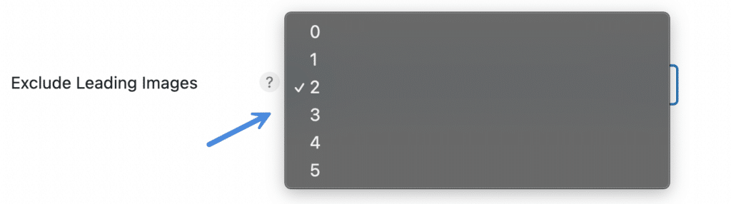 排除前导图像 3