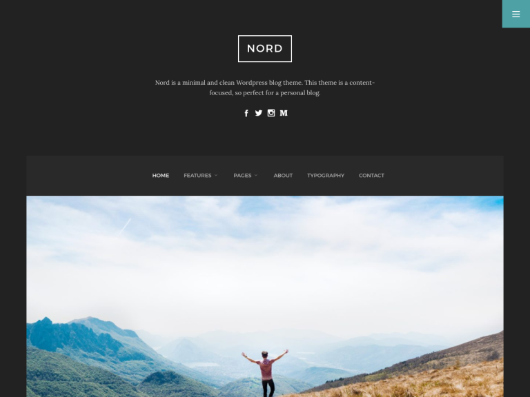 Nord – 迷你简洁型 WordPress 个人博客主题