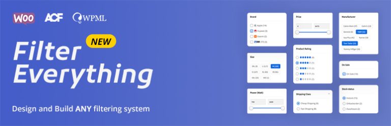 Filter Everything – 最棒的 WordPress / WooCommerce 筛选器