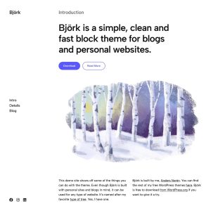 bjorkwordpresstheme