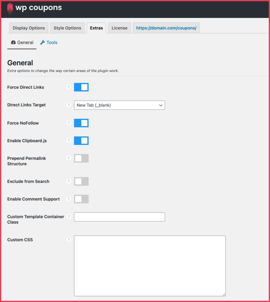 WP Coupons 其他功能 7
