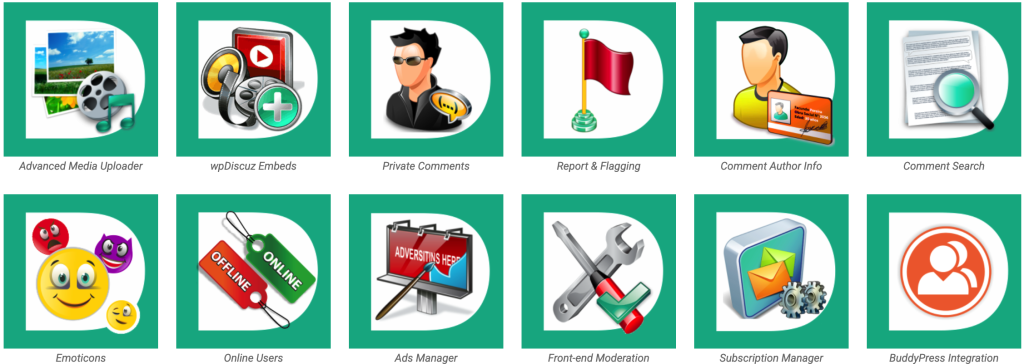wpDiscuz - WordPress 高级评论插件 3 wpDiscuz Addons Bundle