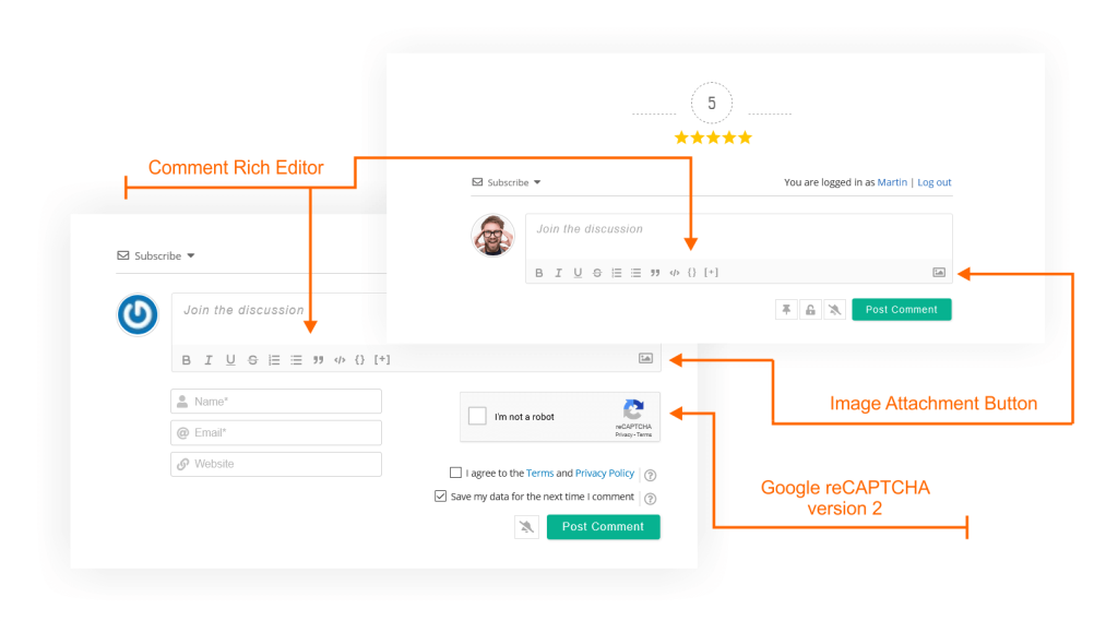 wpDiscuz 评论表单