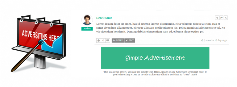 wpDiscuz Ads Manager