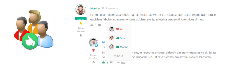 wpDiscuz Advanced Likers