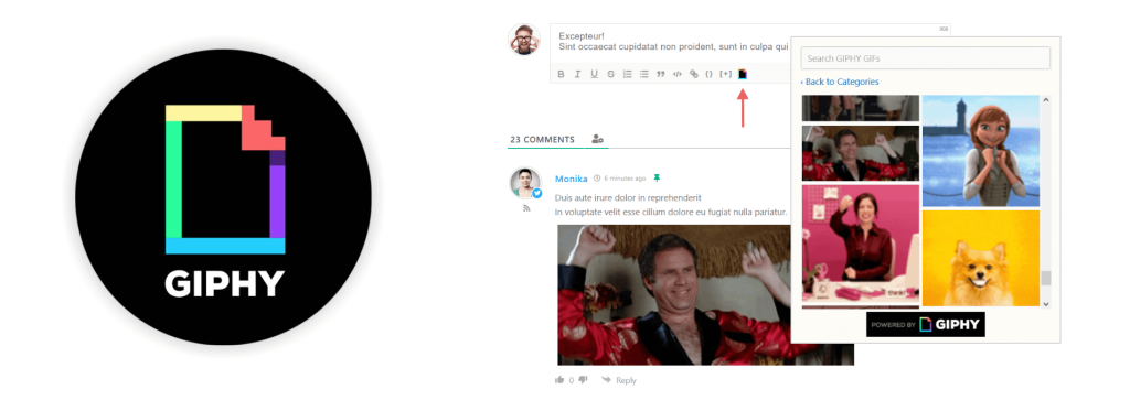 wpDiscuz GIPHY Integration