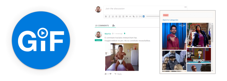 wpDiscuz Tenor GIFs Integration