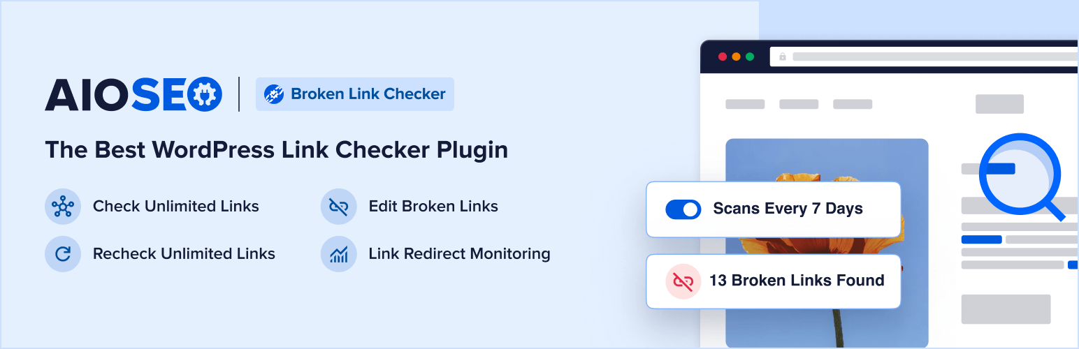 Broken Link Checker by AIOSEO